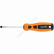 Отвертка шлицевая Point SL 4х100мм CrV, 2-х компонентная рукоятка SPARTA 11763