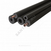 Трубка вспененный полиэтилен BLACK STAR 10/6 L=2м Тмакс=95°C черная Energoflex EFXT010062BS