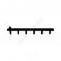 Коллектор сталь Ду 50 НР с бобышкой под импульсную трубку правое подключение Элит-Металл