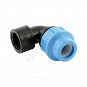 Отвод компрессионный ПЭ Дн 20х1/2"х90гр ВР Ру12,5 Джилекс 9280