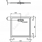 Поддон душевой акрил квадрат ULTRAFLAT NEW Ideal Standard
