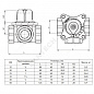 Клапан регулирующий латунь HRB-3R Ду 20 Ру10 ВР Rp3/4" Kvs=6.3м3/ч Ридан 065Z0405R