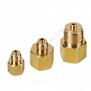Переходник латунь ВР/НР G1/4"х1/2" ЭКОМЕРА ПЛ-G1/4F-G1/2M