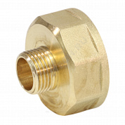 Переход латунь Ду 10х8 (3/8"х1/4") ВР/НР VALFEX VF.592.L.038.014