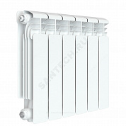 Радиатор алюминиевый Alum Ventil 500 12 секций Qну=2232 Вт с т/клапаном М30х1,5 ниж/п прав RAL 9016 (белый) RIFAR RAL50012НПП50