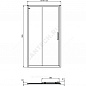 Дверь душевая CONNECT 2 Ideal Standard