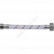 Подводка гибкая для воды нейлоновая оплетка ГИГАНТ 1/2"-3/4" г-г L=0.8м Центр Сантехники (Подольск) ГП002333