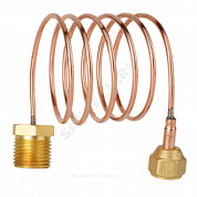 Трубка капиллярная медь ВР/НР G1/4"х1/2" L=3,0м ЭКОМЕРА КТ-1/4F-1/2G-3