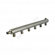 Коллектор нержавеющая сталь Ду 50 1" НР на 4 вых 1/2" НР м/о 150мм Элит-Металл 9292