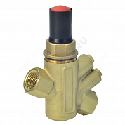 Клапан балансировочный автомат латунь R206A Ду 15 G1/2" A Ру25 ВР 0.1008 - 0.4104 м3/ч без ниппелей Giacomini R206AY033