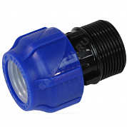 Муфта компрессионная ПЭ Дн 32х1/2" НР Ру16 VALFEX 121001132012