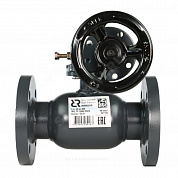 Кран шаровой сталь Jip-R Premium FF Ду 300 Ру16 фл с редуктором Ридан 065N0266GR