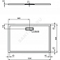 Поддон душевой акрил прямоугольный ULTRAFLAT NEW Ideal Standard