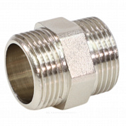 Ниппель латунь никель Ду 32 (1 1/4") НР VALFEX VF.582.N.114