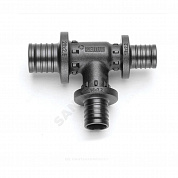Тройник для PE-X труб аксиальный PPSU Дн 32х25х32 переходной RAUTITAN PX Rehau 11600661001