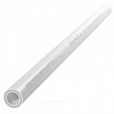 Труба PP-RGF арм стекловолокном серая Ру25 SDR6 L=2м RTP (РосТурПласт)