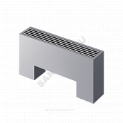 Конвектор напольный STEP 3-N-SS-LG-NA 180х130х700 бок/п Silver Satin (серебристый) Heaton