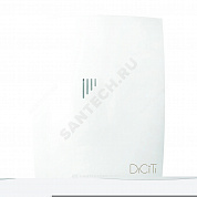 Вентилятор накладной пластик D125 с обратным клапаном белый DICITI BREEZE 5C