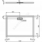 Поддон душевой акрил прямоугольный ULTRAFLAT NEW Ideal Standard