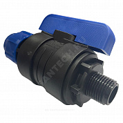 Кран шаровой компрессионный ПЭ Дн 32х3/4" НР Ру16 VALFEX 1210012632034