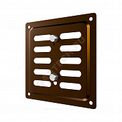 Решетка вентиляционная сталь оц 170х240 Metallic brown Эра 1724MER