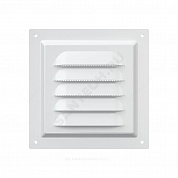 Решетка вентиляционная сталь 250х250 белая Эра 2525МЭ