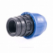 Муфта компрессионная ПЭ Дн 63х1" ВР Ру10 RTP (РосТурПласт) 22063