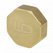 Заглушка латунь Ду 20 (3/4") ВР LD LD.65.504.20