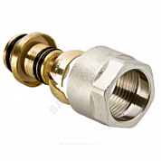 Евроконус для МП труб латунь обжим Дн 16х2,0х3/4" с накидной гайкой SantechSystems