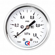 Манометр ТМ-221Т.00 осевой Дк50мм 0-1,0 МПа кл.2,5 G1/4" Росма 00000000612