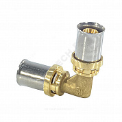 Угольник для МП/PE-X труб латунь пресс Дн 50х90гр RM122 Giacomini RM122Y014