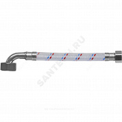 Подводка гибкая для воды нейлоновая оплетка ГИГАНТ 1/2"-3/4" г-г угл L=0.5м Центр Сантехники (Подольск) ГП002340