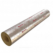 Цилиндр вырезной минеральная вата ROCKWOOL 80 кашированный армированной фольгой 25/28 L=1м ROCKWOOL 331959