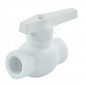 Кран шаровой PP-R белый Дн 63 внутренняя пайка VALFEX 10144063