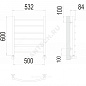 Полотенцесушитель водяной нерж сталь Лесенка ВР Классик Терминус