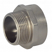 Ниппель латунь никель переходной Ду 40х25 (1 1/2"х1") НР SantechSystems .