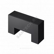 Конвектор напольный STEP 3-N-BL-LG-BL 180х180х900 бок/п Noir Sable (черный) Heaton
